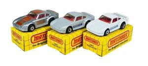 Matchbox Superfast (3) Varied MB7 Porcshe 959s w/Yellow Grid Boxes - Picture 1 of 15