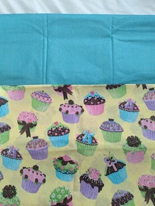 4 1/2yd Cotton Glitter Fabric Traditions 3 Windham Opalescence Blue 1.5 Cupcake - Picture 1 of 6