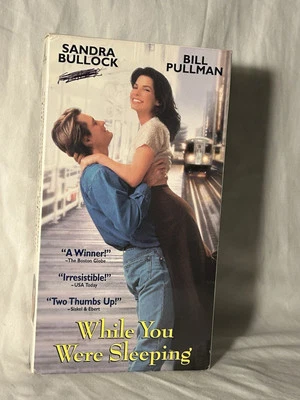 While You Were Sleeping VHS 1995 Sandra Bullock Bill Pullman Romantic Comedy - Image 1 of 4