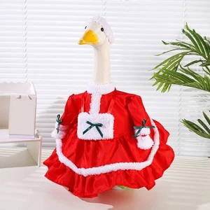 Porch Goose Christmas Party Dress Festive Outfit Clothes Clothing Costume Decor - Picture 1 of 10