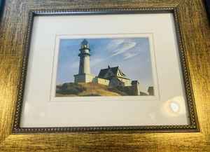 Edward Hopper The Lighthouse at Two Lights Custom Framed Print - Picture 1 of 7