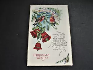 Christmas Wishes - Ben Franklin One Cent Stamp -1928 Postcard. RARE. - Picture 1 of 7