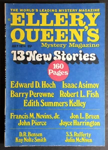 Ellery Queen's Mystery Magazine July 1974 Hoch Asimov Perowne Fish Kelley - Picture 1 of 4