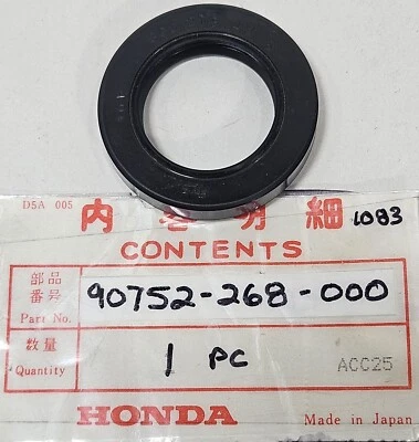 1 SELLO DE ACEITE RUEDA TRASERA DERECHA HONDA CB72 250 CB77 305 Super Hawk OEM 90752-268-000 Foto 1 de 3