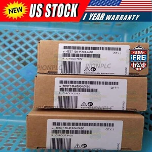 New Siemens 6ES7138-4FA04-0AB0 Electronics module f ET200S 6ES7 138-4FA04-0AB0 - Picture 1 of 1