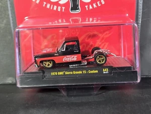 2024 M2 Machines Coca-Cola 1976 GMC Sierra Grande 15-Custom  1:64 Scale NEW!! #2 - Picture 1 of 4