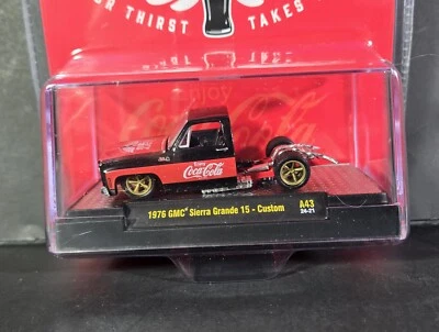 2024 M2 Machines Coca-Cola 1976 GMC Sierra Grande 15-Custom  1:64 Scale NEW!! #2 - Image 1 of 4