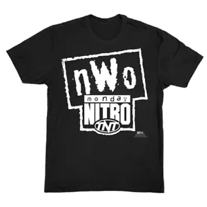 New WCW nWo Monday Night Nitro TNT Wrestling 1997 Shirt Goldberg Sting DDP S-3XL - Picture 1 of 2