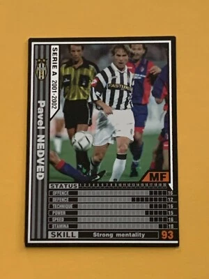 CARD PANINI WCCF GIAPPONE SERIE A 2001 2002 PAVEL NEDVED JUVENTUS - Immagine 1 di 2