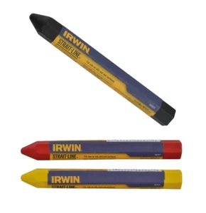 IRWIN STL66406 Línea Estrecha Impermeable Crayón Para Madera Hormigón Cerámica Metal - Imagen 1 de 3