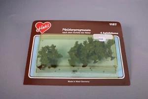ZH338 HEKI Train Decor N 1157 Blister de 4 pommiers arbre - Imagen 1 de 2