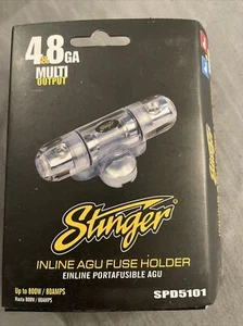 Stinger SPD5101 4/8 Gauge In/Out ShocKrome AGU Fuse Holder - Picture 1 of 1