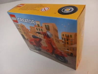 LEGO 40517 CREATOR VESPA 125 SCOOTER PIAGGIO 1960 MOTO NEUF NEW BOITE MISB ICONS - Photo 1/2