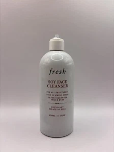 FRESH SOY FACE CLEANSER FACE & EYES 400ML/13.5FL.OZ ~ BROKEN CAP - Picture 1 of 2