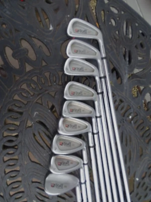 9 WILSON STAFF RM  IRONS 3-SW FORGED HEADS FITTED WITH STEEL REGULAR  FLEX - Image 1 of 4
