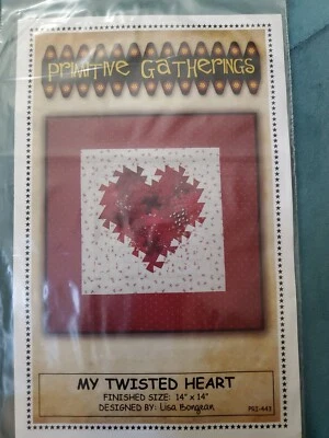 My Twisted Heart Pattern by Primitive Gatherings NEW - Image 1 of 2