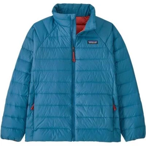 Patagonia Kids Down Sweater JACKET US Size XL 14 Wavy Blue New with Tag - Picture 1 of 1