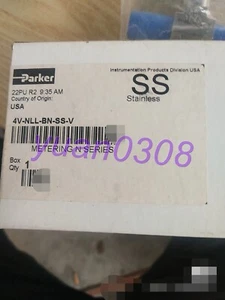 NEW Parker 4V-NLL-BN-SS-V needle valve DHL Fast delivery - Picture 1 of 3