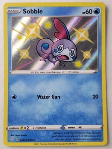 Tarjeta Pokémon HOLO Sobble SV025/SV122 - CASI NUEVA/M - BÓVEDA BRILLANTE Destinos Brillantes - Imagen 1 de 2