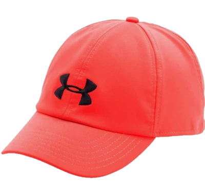 NEW Under Armour Women's UA Renegade Adj. Tennis/Golf Hat/Cap-Red 1272182-963 - Image 1 of 2