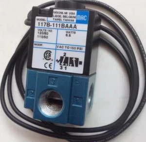 1pcs MAC Solenoid Valve 117B-111BAAA 120/110V - Picture 1 of 1