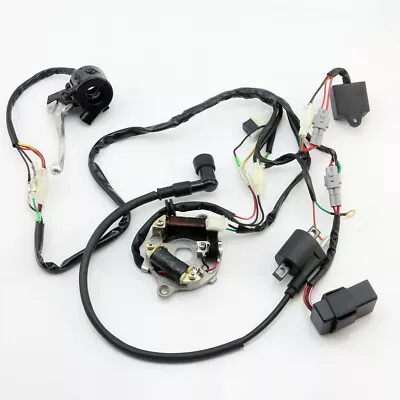 PW50 CDI Unit Magneto Stators WIRE WIRING HARNESS Loom Ignition Switchs ASSEMBLY - Image 1 of 4