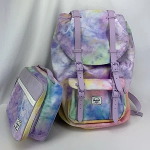 Herschel Supply Co. Little America mehrfarbiger Farbstoff mit mittlerem Volumen und Lunch-Tasche - Bild 1 von 24