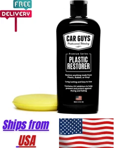 CAR GUYS Plastic Restorer for Rubber, Vinyl Trim – USA Stock, Long Lasting Shine - Picture 1 of 6