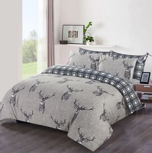 CONJUNTO DE SÁBANAS DE CAMA DOBLE TAMAÑO KING TALLA KING ESTAMPADAS FLORAL - Imagen 1 de 5