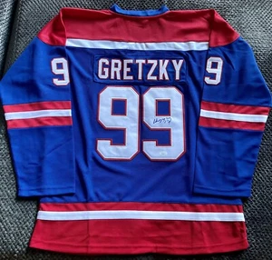 RARE! Wayne Gretzky AUTO SIGNED NEW Indianapolis Racers Hockey Jersey- JSA COA - Picture 1 of 8