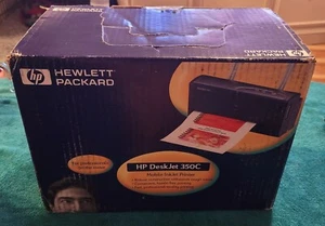 NEU HP Deskjet 350C Mobiler Tintenstrahldrucker Hewlett Packard Tintenstrahl C2697AR Neu im Karton - Bild 1 von 24