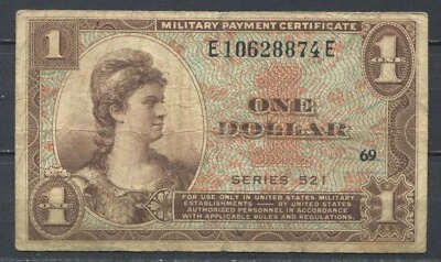 USA 1954 • P# M33 • 1 dollar block 69 • series 521 • F (N-113) - Image 1 of 2