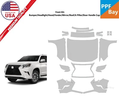 Kit precortado de película de protección de pintura delantera PPF para Lexus GX 460 2014-2023 Foto 1 de 4