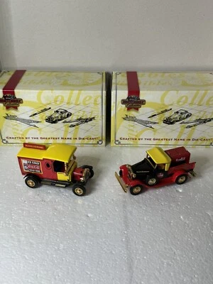 1995 Matchbox 1912 Ford Model T & 1930 Ford Model A Pickup Coca-Cola - Lot of 2 - Image 1 of 4