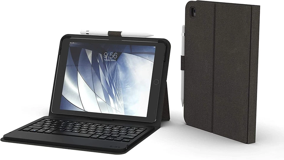 ZAGG Messenger Folio Bluetooth Tablet Keyboard Made Apple iPad 97 Gen 7 - Image 1 of 4