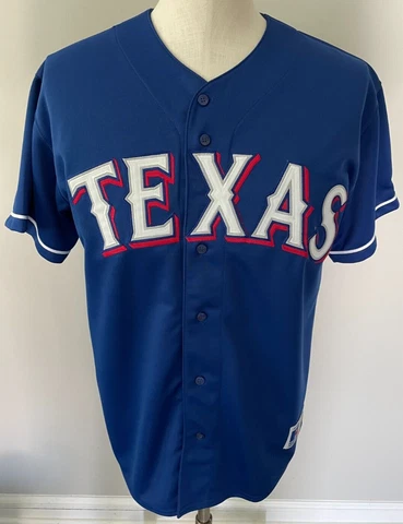 Texas Rangers #3 Alex Rodriguez A-Rod MLB Majestic Sewn Jersey Size Medium (M) Cover