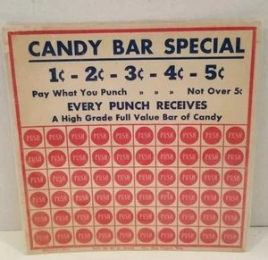 VINTAGE GLÜCKSSPIEL AUSLOCHKARTE WERBUNG SCHOKORIEGEL SPEZIAL - Bild 1 von 3