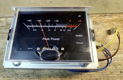 Power meter for Sansui amplifier BA-F1, faulty - Image 1 of 4