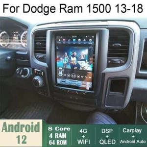 Car Android Gps Navigation Wifi 10.4" For Dodge Ram 1500 2013-2018 Radio Carpaly - Picture 1 of 12