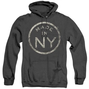 NYC NEW YORK MADE IN Licensed Hooded Heather Sweatshirt Hoodie SM-3XL - Picture 1 of 2