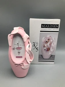Ballet Decor Picture Frame 3.5 x 5 Pink Ballerina Slipper 2004 Malden - Picture 1 of 11