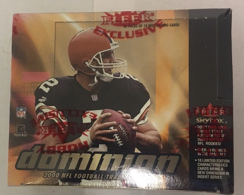 2000 Fleer Skybox Dominion Football Factory Sealed Hobby Box Tom Brady RC? FASC - Image 1 of 4