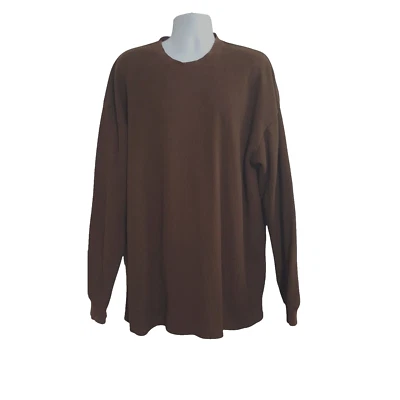 Camisa para Hombres John Son 4XL Térmica Peso Pesado Marrón Manga Larga Foto 1 de 4