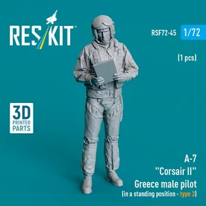Figurine A-7 "Corsair II" Grecia pilota maschio (stampato in 3D) scala 1:72 RSF72-0045 - Foto 1 di 2