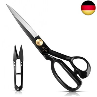 HOMLYNN Schneiderschere 24 cm – Schneiderschere zum Schneiden von Stoff, Kleidung, L