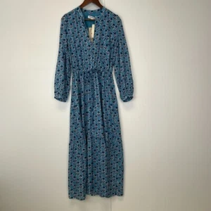 Emerson Fry Dress Women Large Frances Maxi Floral Organic Long Sleeve Party Core - Picture 1 of 18