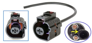 For 06-09 VOLKSWAGEN RABBIT 2.5L STARTER SOLENOID PLUG CONNECTOR PIGTAIL HARNESS - Picture 1 of 2