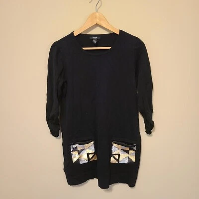 Alfani Womens Black Sweater Dress Petites Small - Image 1 of 4