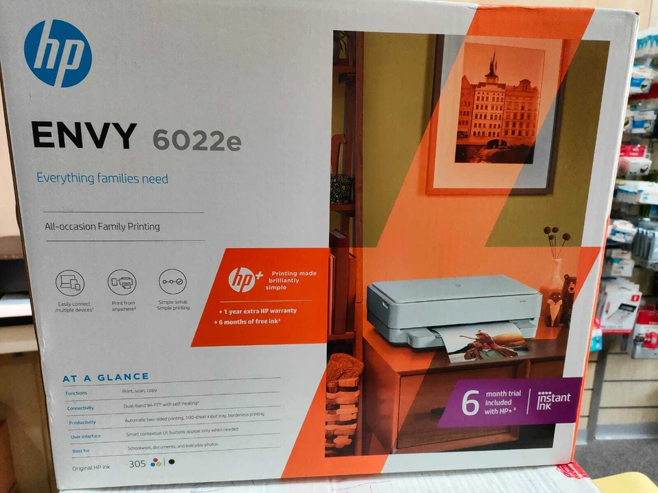 Stampante multifunzione Print Copy Scan HP ENVY 6022e - 223N5B - - Immagine 1 di 1