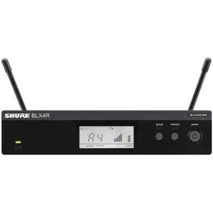 Shure Wireless Receiver for BLX-R Wireless System (blx4r--h10) (blx4r=h10) - Picture 1 of 9
